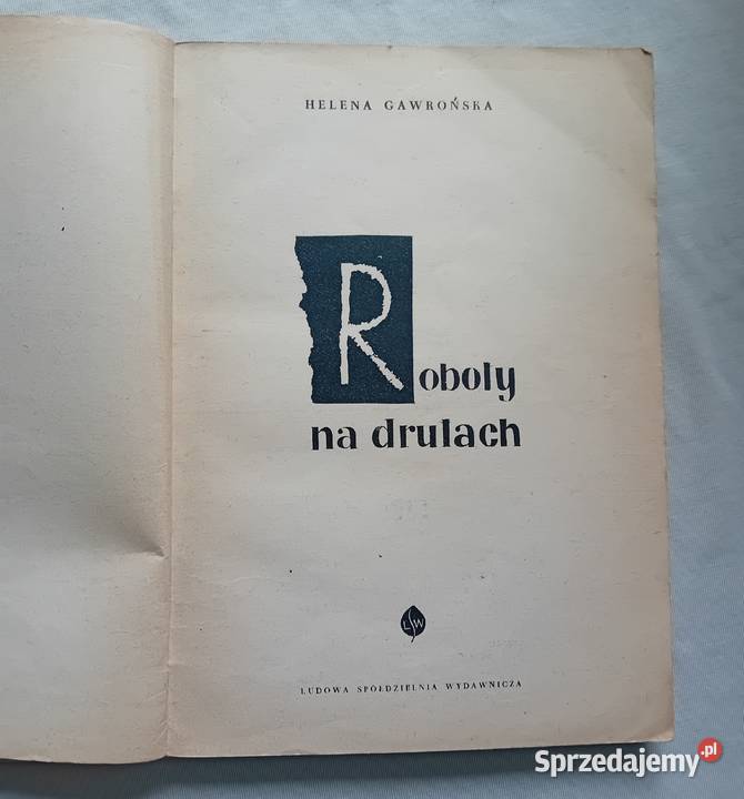Helena Gawrońska Roboty na drutach LSW 1963 r Koźminek