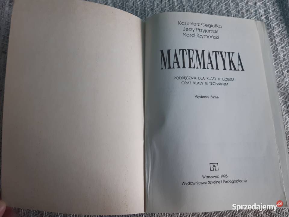 Matematyka podręcznik dolnośląskie Wrocław