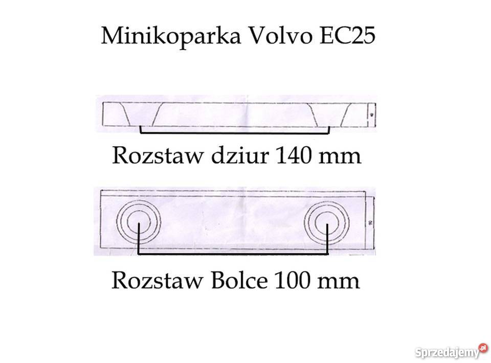 Łyżka 50 do koparki minikoparki Volvo EC25 2 3 małopolskie Kraków sprzedam
