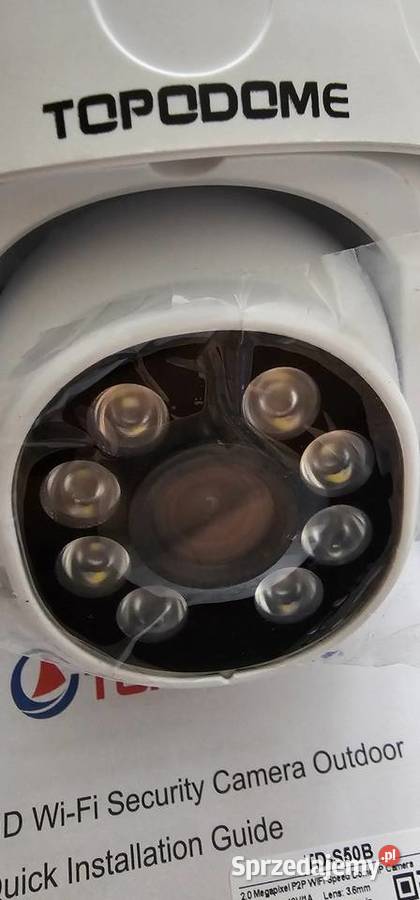 Zewnętrzna kamera nadzorująca WiFi obrót kamery sprzedam