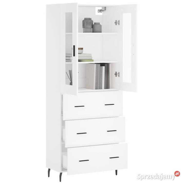 Witrynka biała 695x34x180 materiał mazowieckie