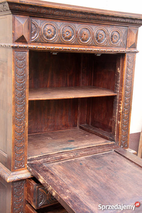 Neorenesansowa szafka barek XIX wiek Italia dolnośląskie Wrocław