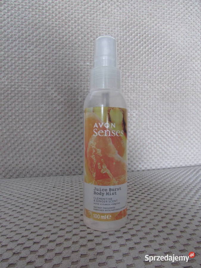 mgiełka do ciała Avon Juice Burst imbir i małopolskie Kraków