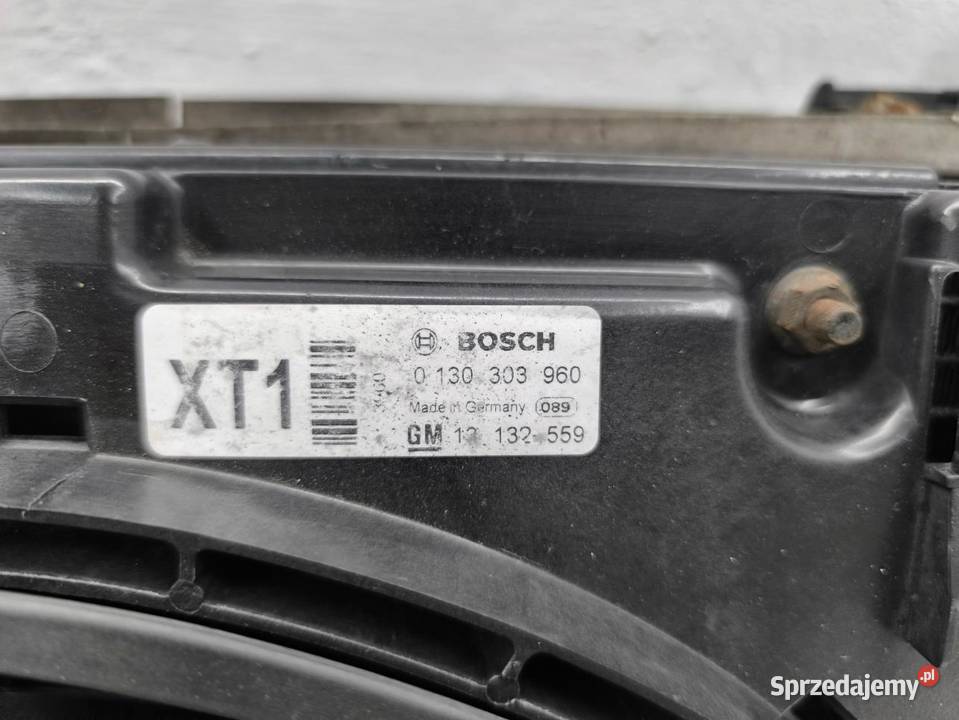 PAS PRZEDNI CHŁODNICE OPEL ASTRA H 17 CDTI Wentylatory chłodnic klimatyzacji