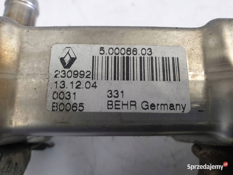 Renault Scenic II 19 DCI CHŁODNICA SPALIN EGR