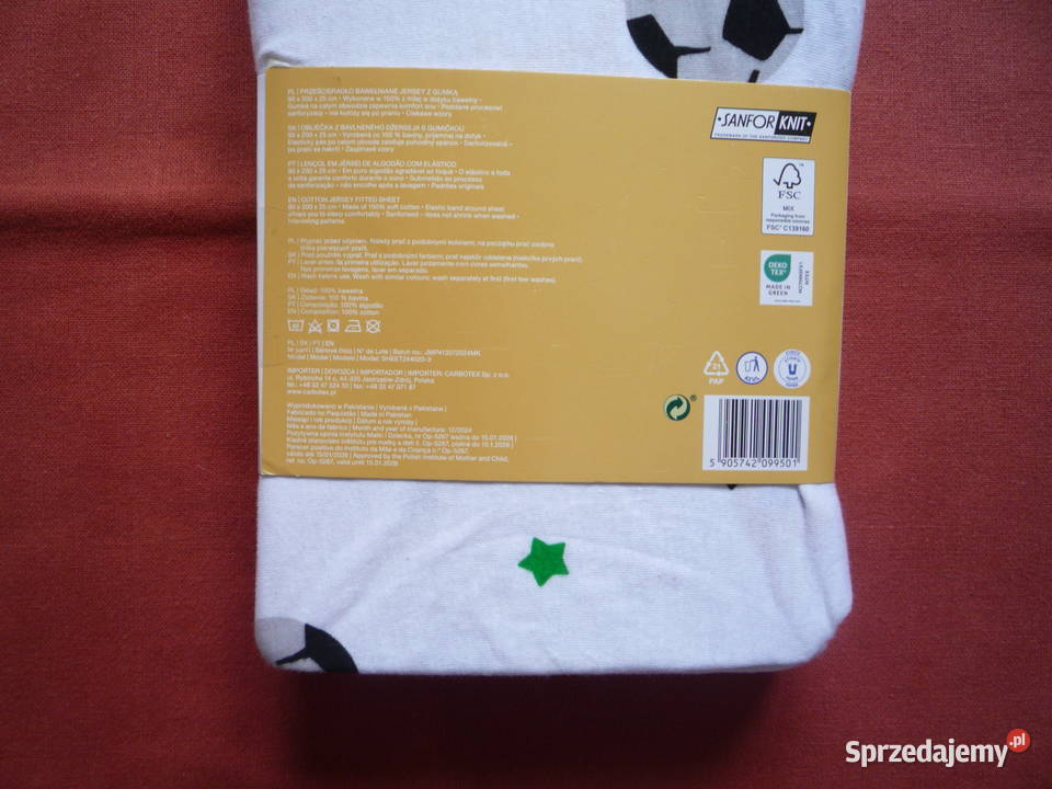 Smukee Kids Prześcieradło bawełniane jersey z Szczecin