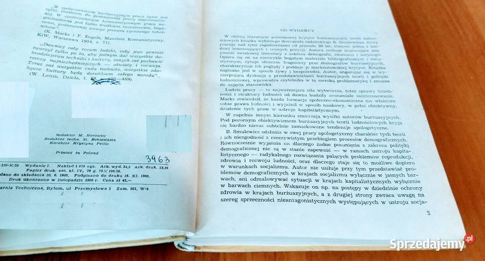 Krytyka burżuazyjnych teorii ludnościowych kompendium, repetytorium, opracowanie Podręczniki Gdańsk