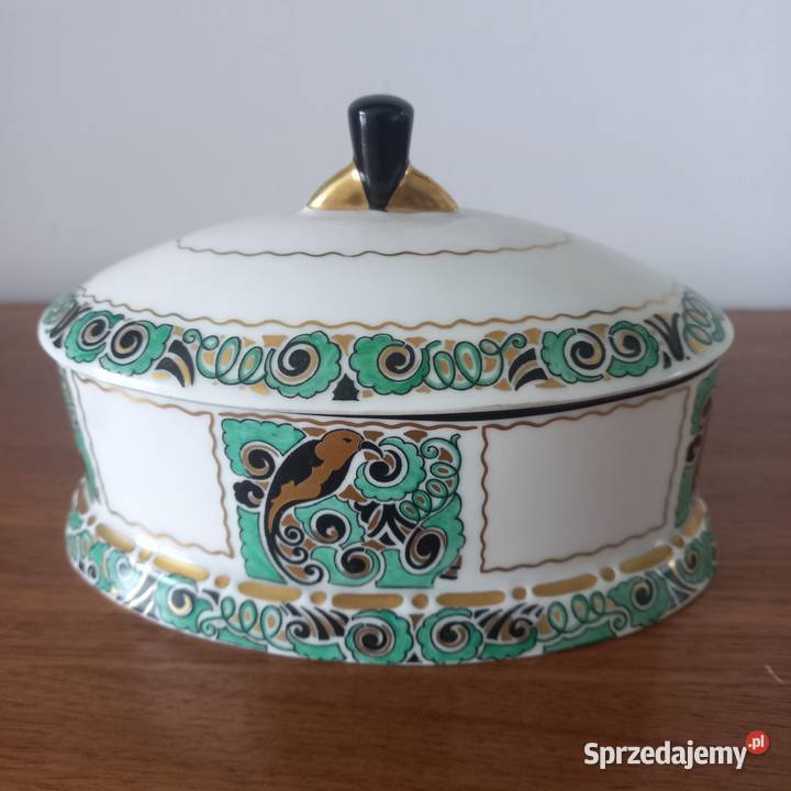 Bombonierka Hutschenreuter Fritz Klee Art Deco kujawsko-pomorskie