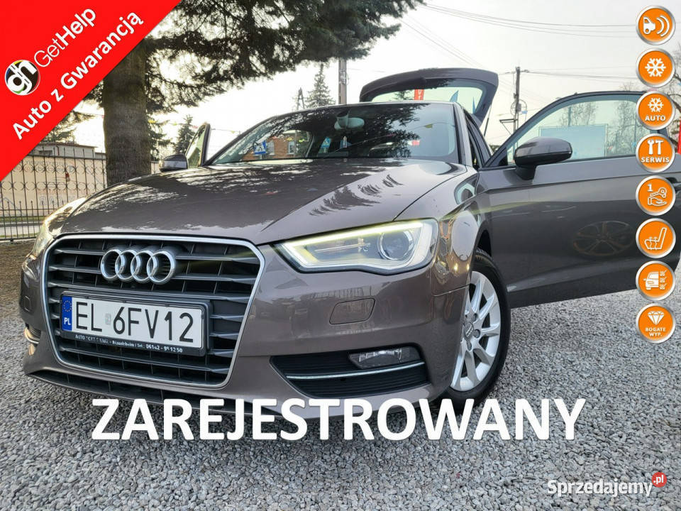 Audi A3 3drzwiowe 14 TSI 122 Oryginalny Przebieg czujnik zmierzchu Pabianice