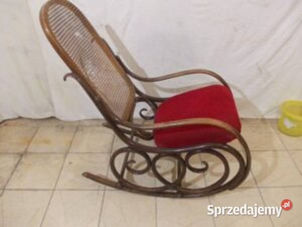 Zabytkowy oryginalny fotel bujany THONET Fotele śląskie Bielsko-Biała