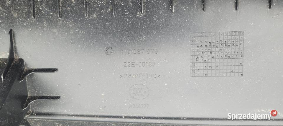 SKODA SUPERB II OSŁONA TAPICERKA KLAPY BAGAŻNIKA