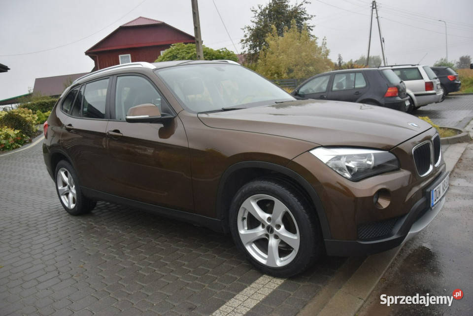 BMW X1 20D 2013r Brązowy Metalik Nowy Rozrząd i Majdan Sieniawski