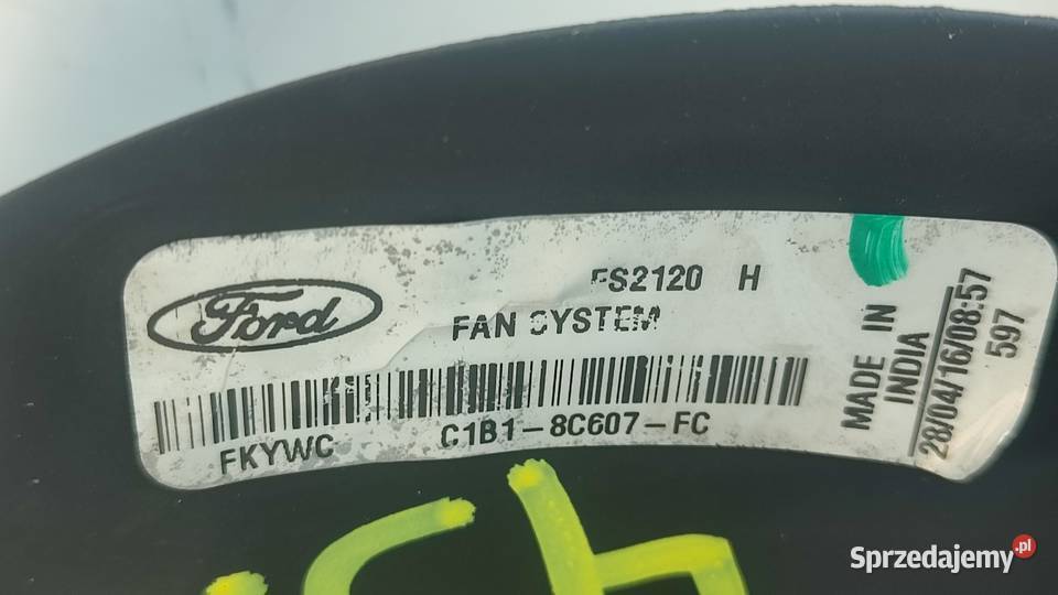 49WENTYLATOR CHŁODNICY FORD ECOSPORT 10 osobowe świętokrzyskie