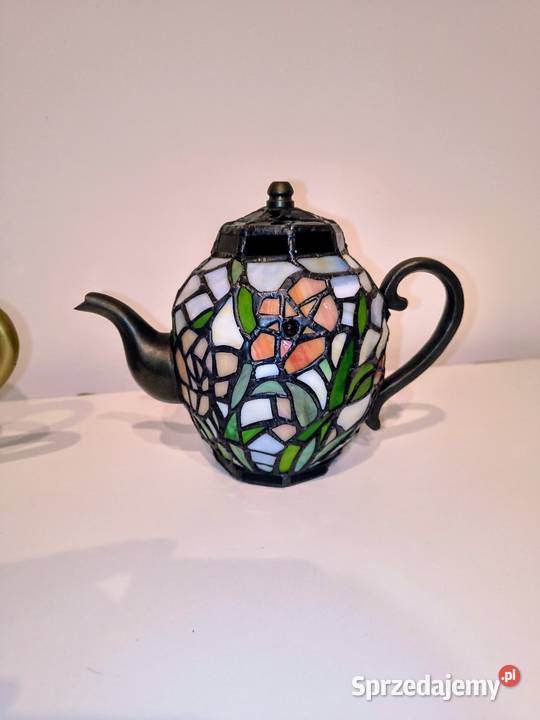 Tiffany lampa witrażowa stołowa nocna biurowa dolnośląskie Zaręba