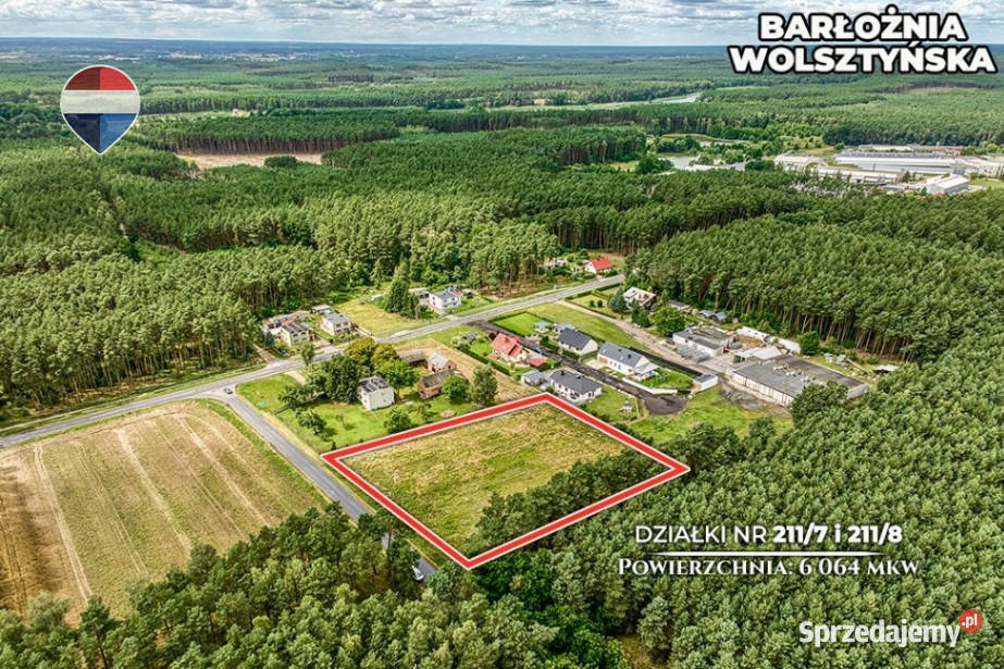Działka z pozwoleniem na budowę osiedla Barłożnia Wolsztyńska
