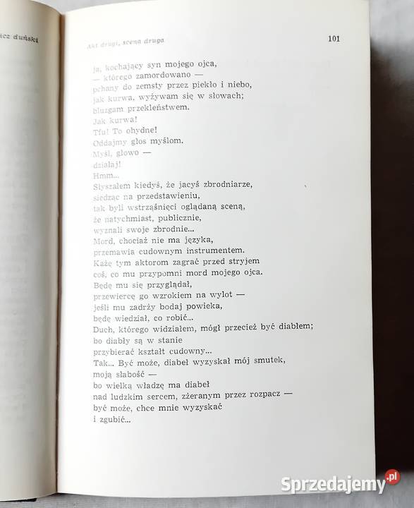 William Shakespeare Hamlet PIW 1968 Wyd I Edycja Antykwariat wielkopolskie Koźminek