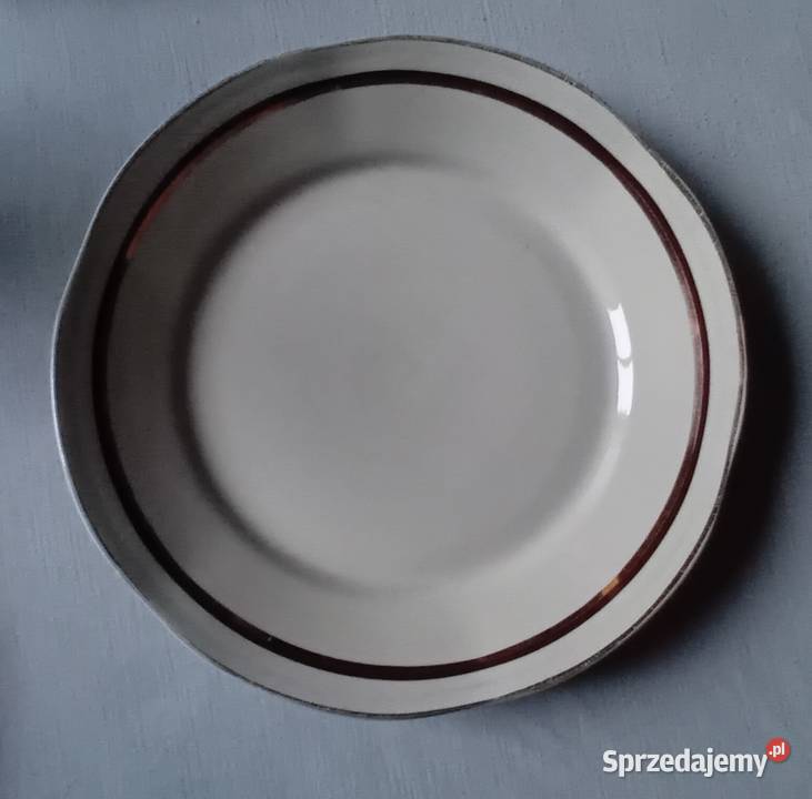 Talerz porcelit Chodzież z lat 60ych Koźminek