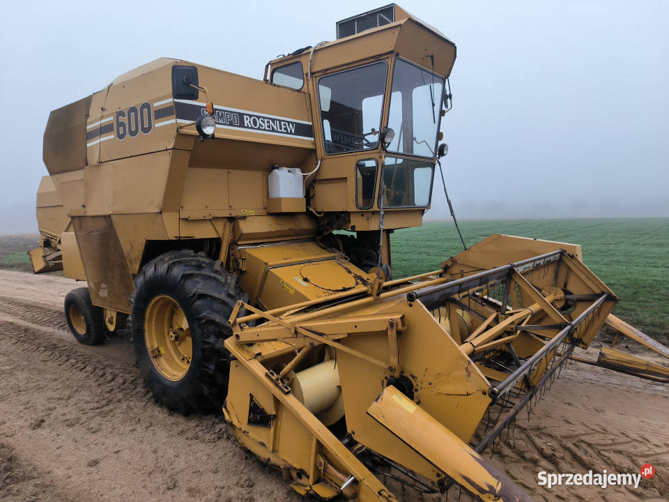 Kombajn zbożowy SAMPO ROSENLEW 600 heder 290 Izabelin