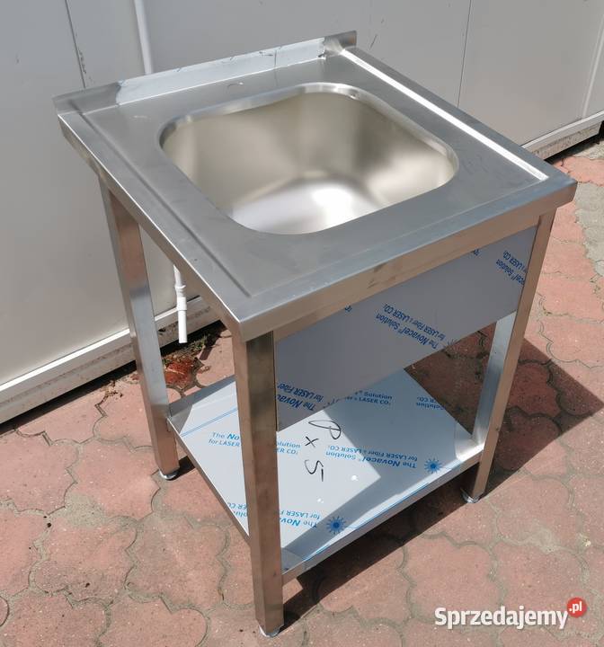 Zlew gastronomiczny 1komorowy 60x60x85 Słupia Kapitulna