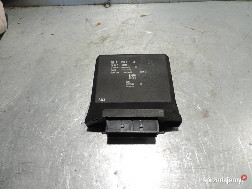 OPEL ASTRA H MODUŁ KEYLESS 13261172 Rok produkcji 2008