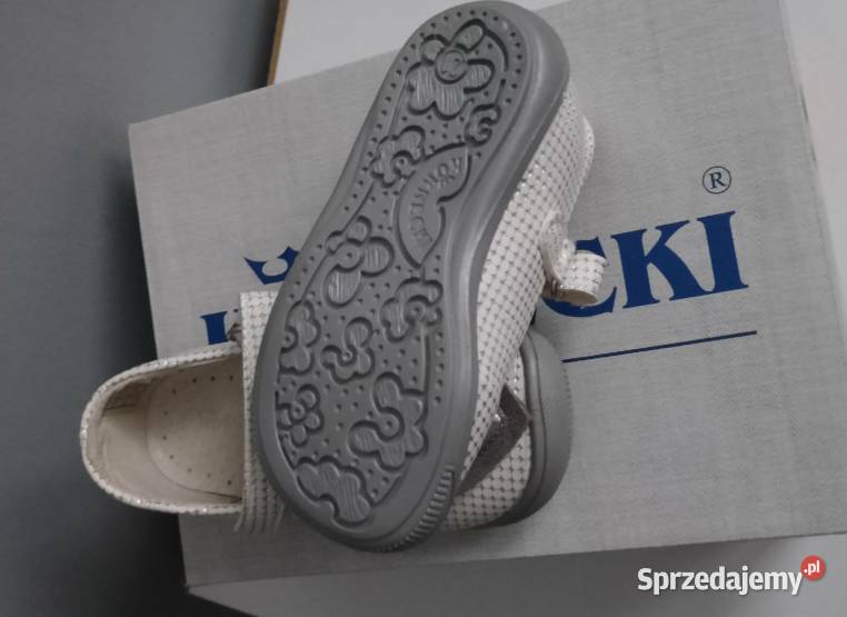 Baleriny białoszare rozmiar 21 82 Rozmiar 21