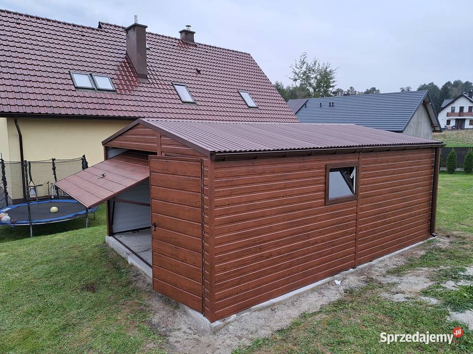 Garaże blaszane PREMIUM każdy wymiar garaży pomorskie Gdańsk
