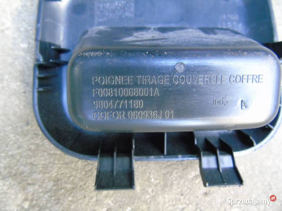 Citroen Peugeot Uchwyt Raczka Bagażnika Radziszów