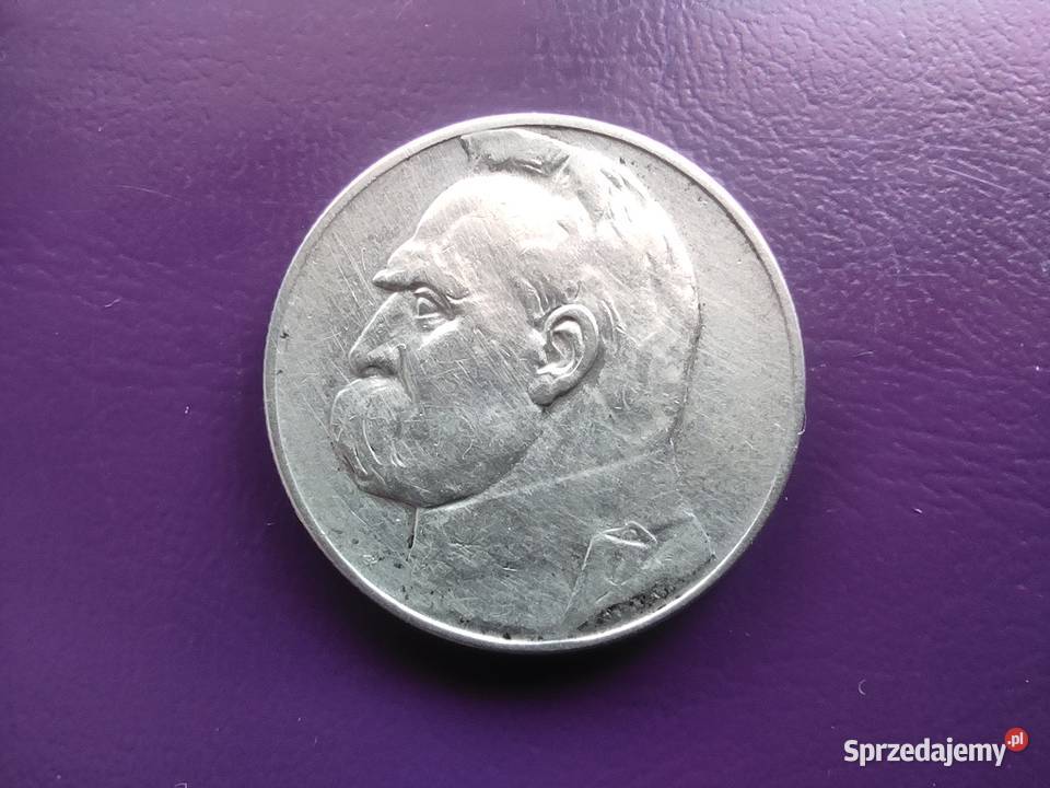 Moneta II RP 5 1935 PIŁSUDSKI Srebro Rzadkość