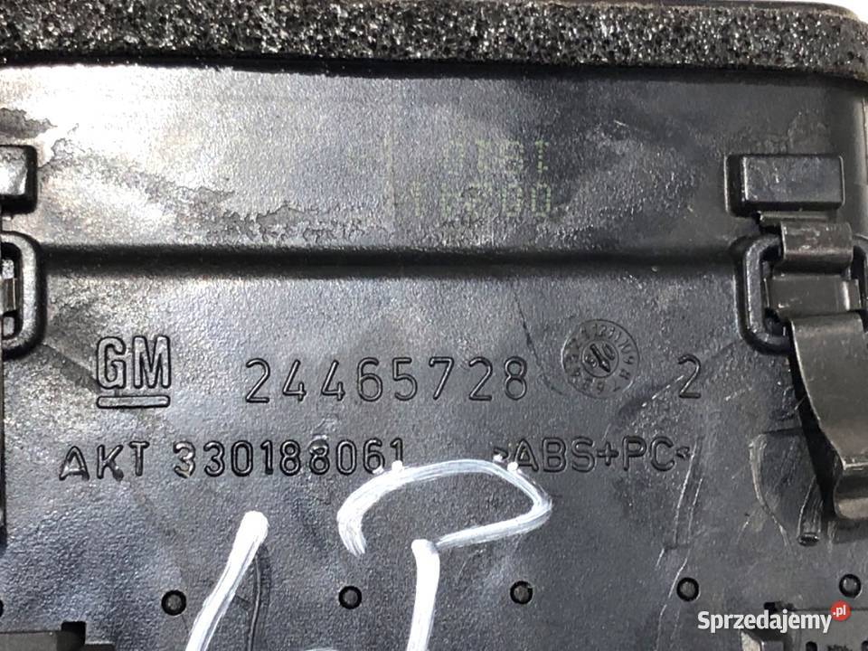 KRATKA NAWIEWU LEWY PRZÓD OPEL ASTRA H 24465728 osobowe Kratki nawiewu