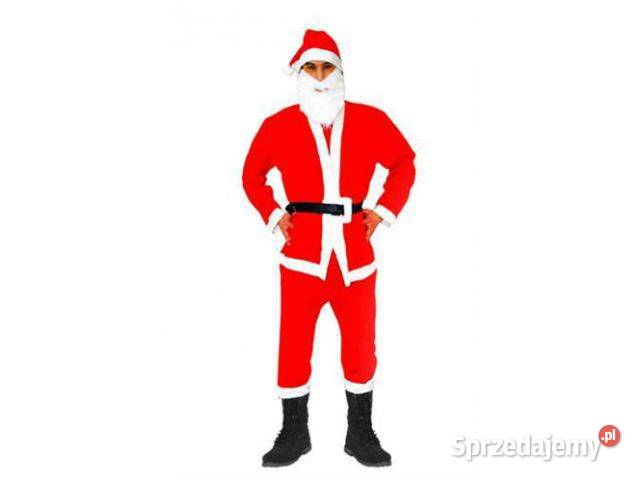strój Mikołaja Boże Narodzenie czerwony śląskie Kalety