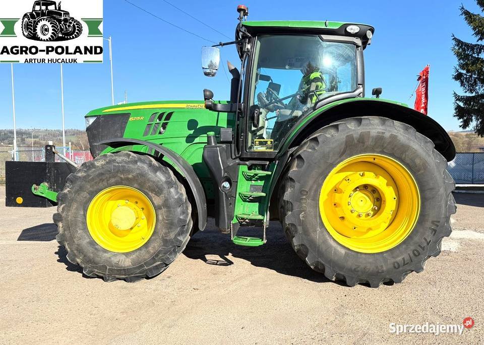 Ciągnik rolniczy JOHN DEERE 6215 R 2015 50 H TUZ Kudowa-Zdrój sprzedam