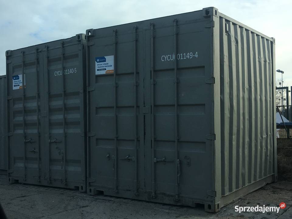 Kontenery 10DVDC dł3m używane odmalowne sprzedam sprzedam