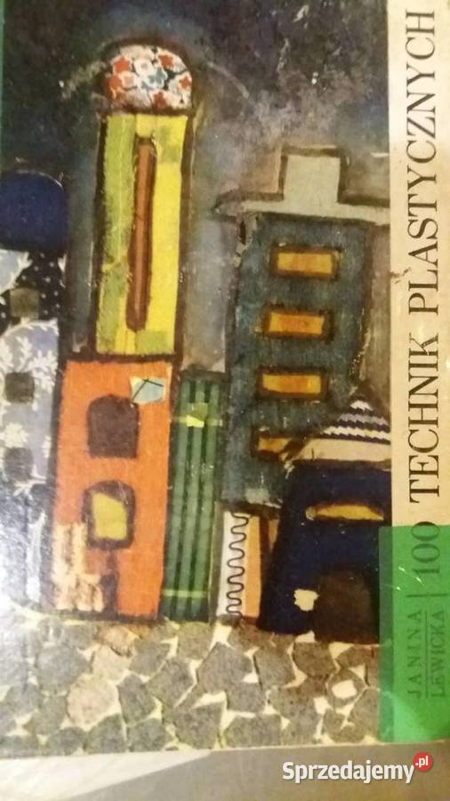 Lewicka 100 technik plastycznych aukcje Antykwariat mazowieckie Warszawa