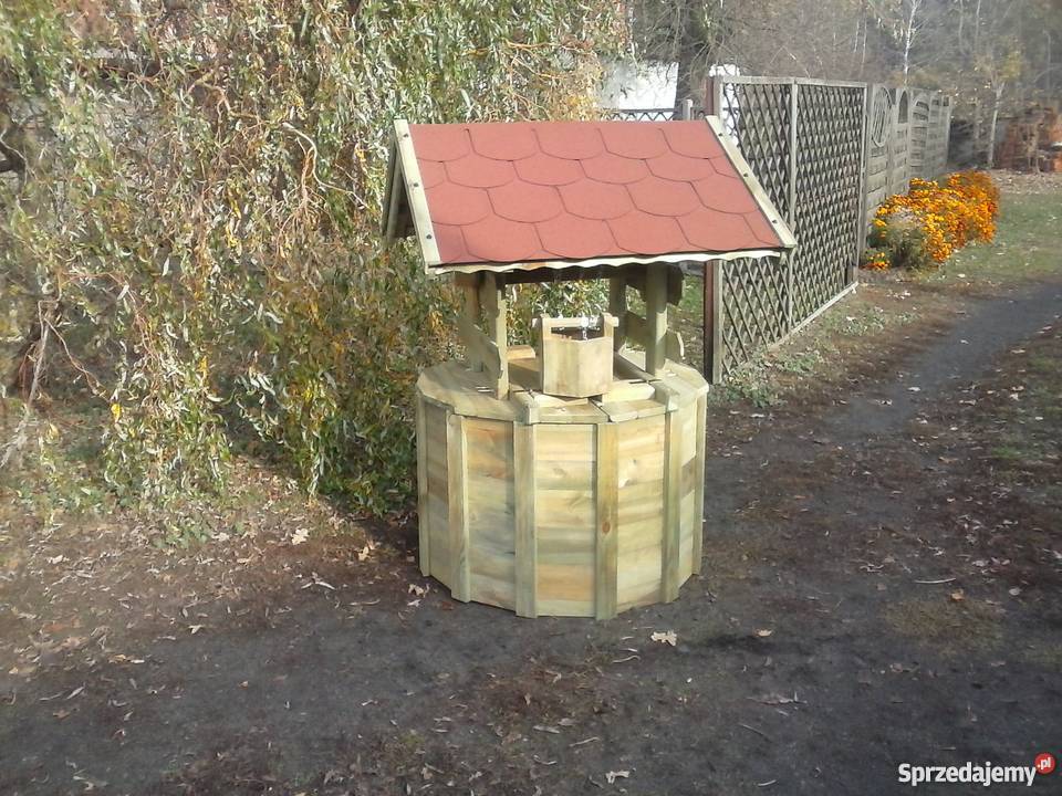 Studniaozdobna drewniana obudowa studni Dom i Ogród Chocz