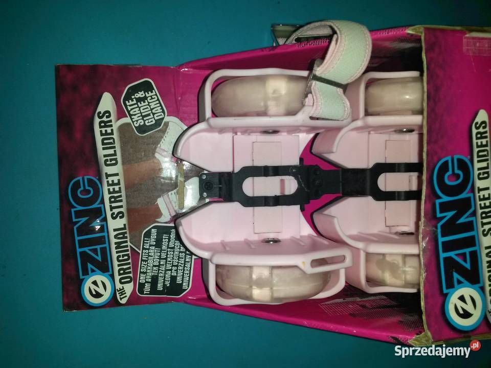 Nowe rolki na buty firmy Zinc różowe Poznań