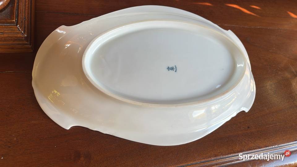 Patera Ohme SilesiaSyg z lat 1900 1920 korona Porcelana i szkło pomorskie Gdańsk
