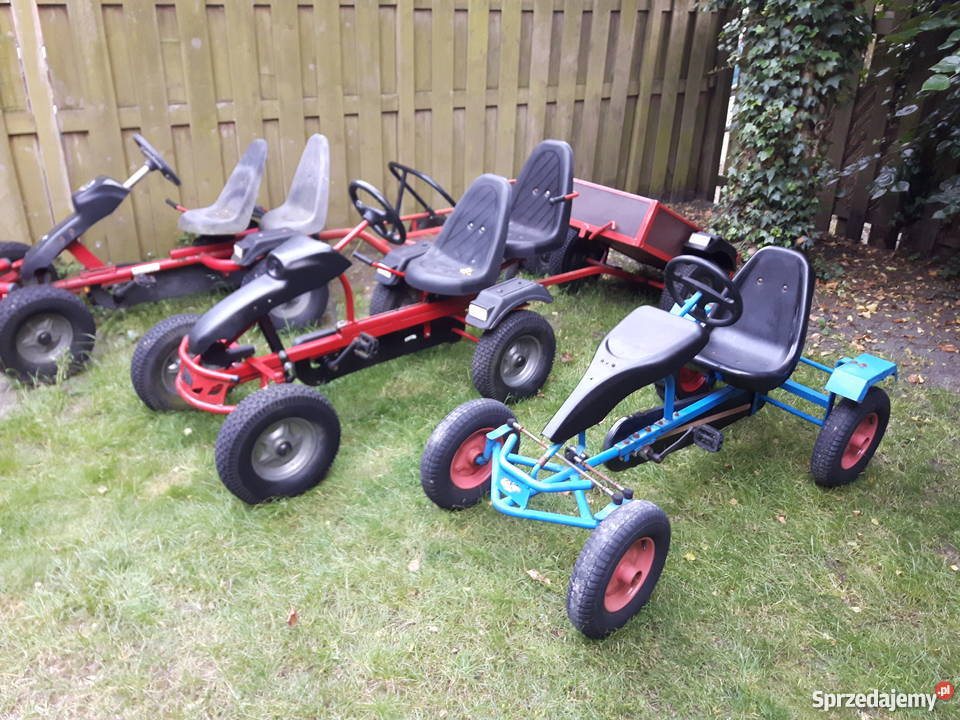 Gokart z przyczepą czterokolowiec ma pedaly wielkopolskie Września