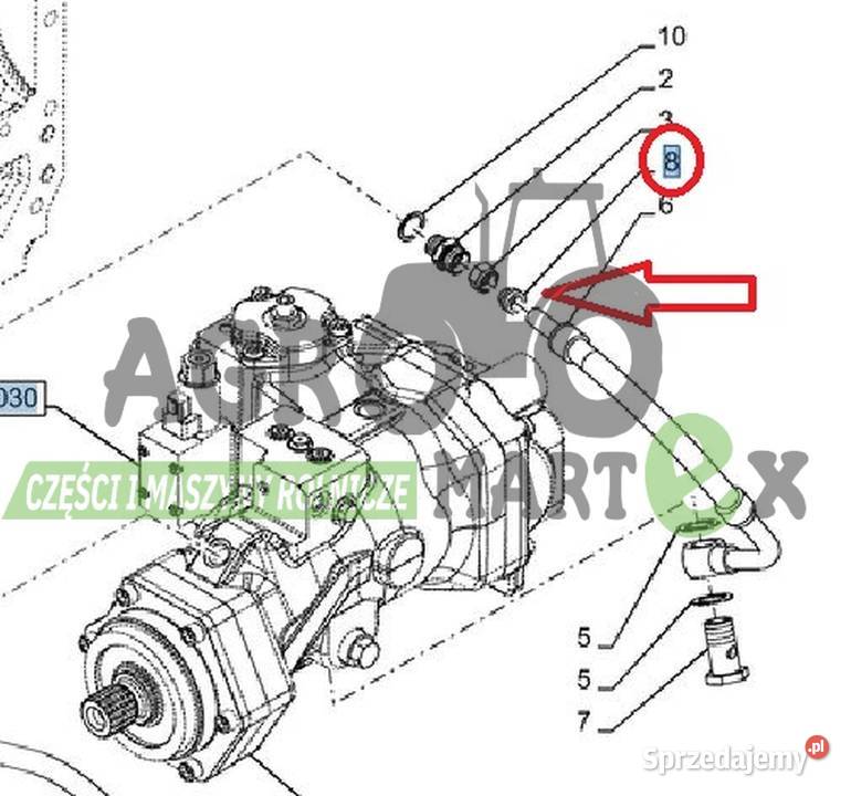11266813 KRÓCIEC 15x18x10 CNH nieuszkodzony dolnośląskie