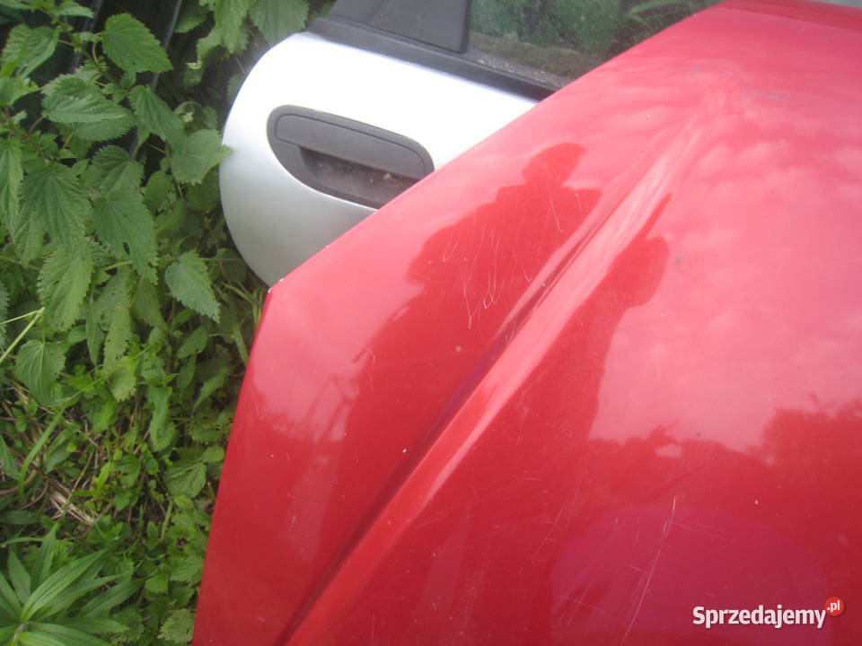 Maska pokrywa silnika Peugeot 206 98 Bordowa EKQ Rok produkcji 2004 Kraków
