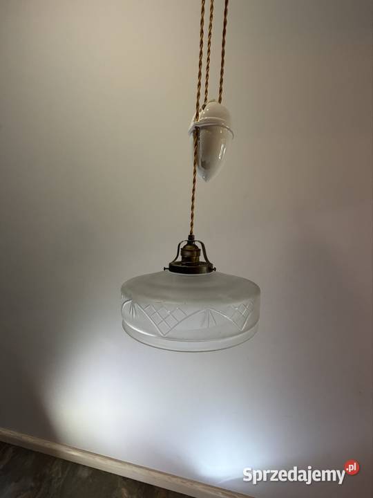 Lampa wisząca z przeciwwagą i podsufitką Chudów sprzedam