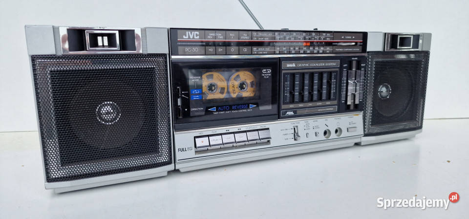 Magnetofon tuner radio analogowe JVC PC 30 wielkopolskie