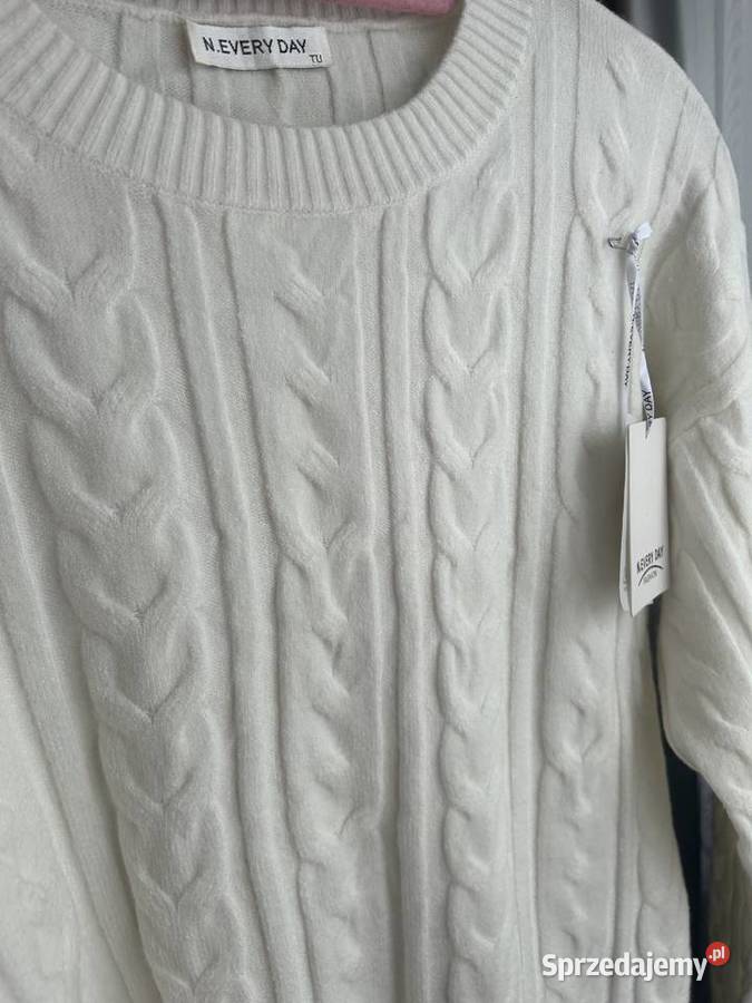 Śliczny biały sweter XXL Warszawa