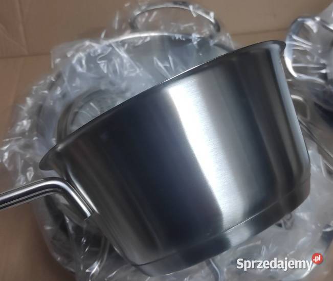 Garnki stalowe Kinghoff 10el indukcja gaz łódzkie Łódź