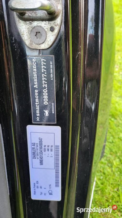 Male auto Smart Fortwo CoupeMHD Fortwo Iława sprzedam