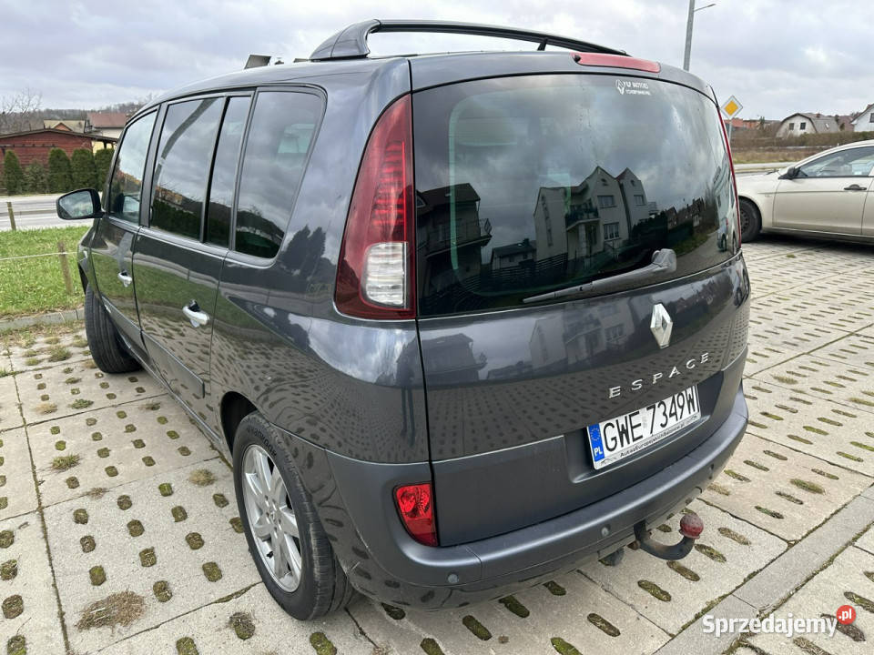 Renault Espace DVD7 foteliHakKlimatronik Rok produkcji 2011 Espace Wejherowo