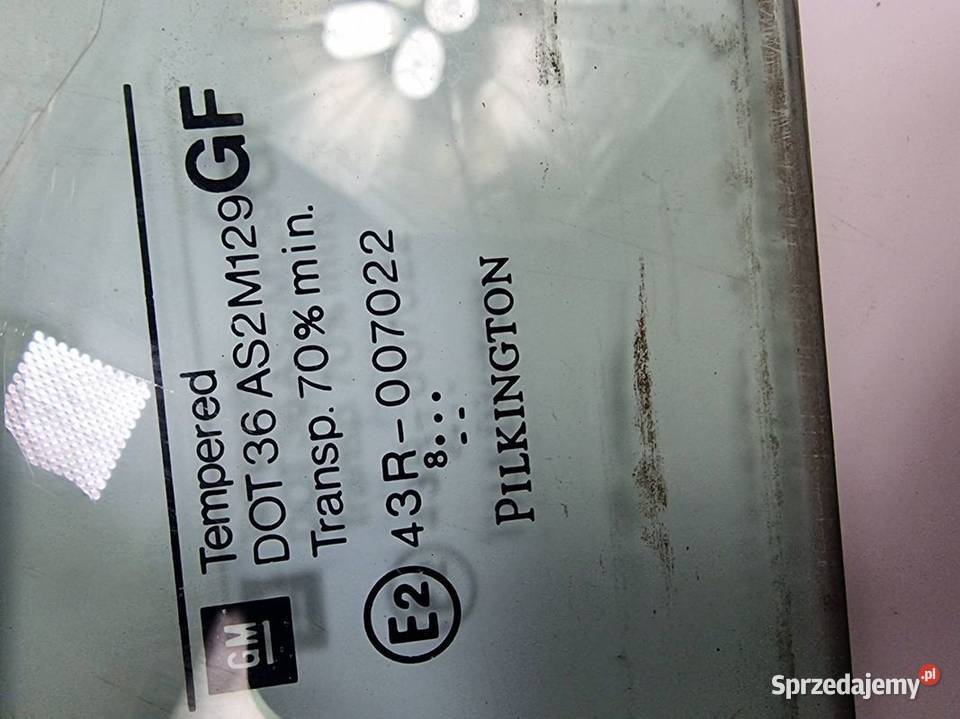 SZYBA DRZWI LEWY TYŁ OPEL ASTRA G LEWY TYŁ kujawsko-pomorskie Lipno