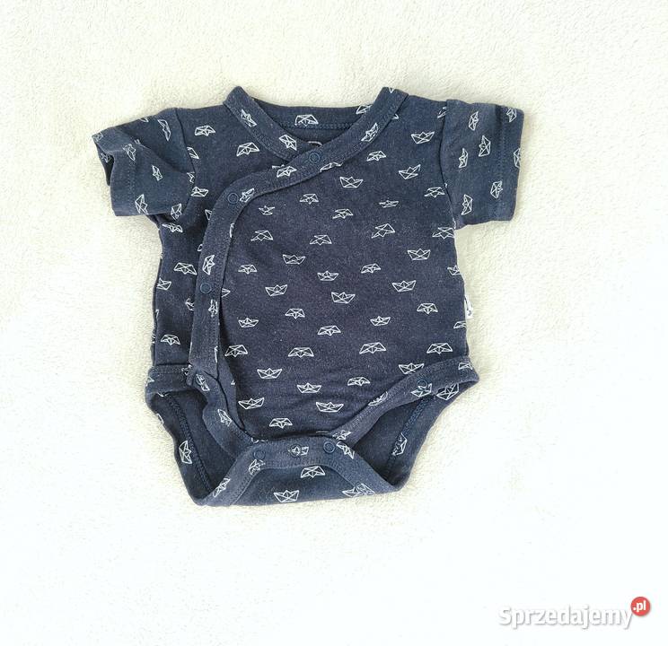 Granatowe body kopertowe 56 noworodek Smyk Cool