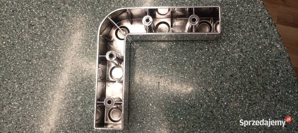 Noga PCV chrom kątowa 170x170xh45 szerokość Nawojowa sprzedam