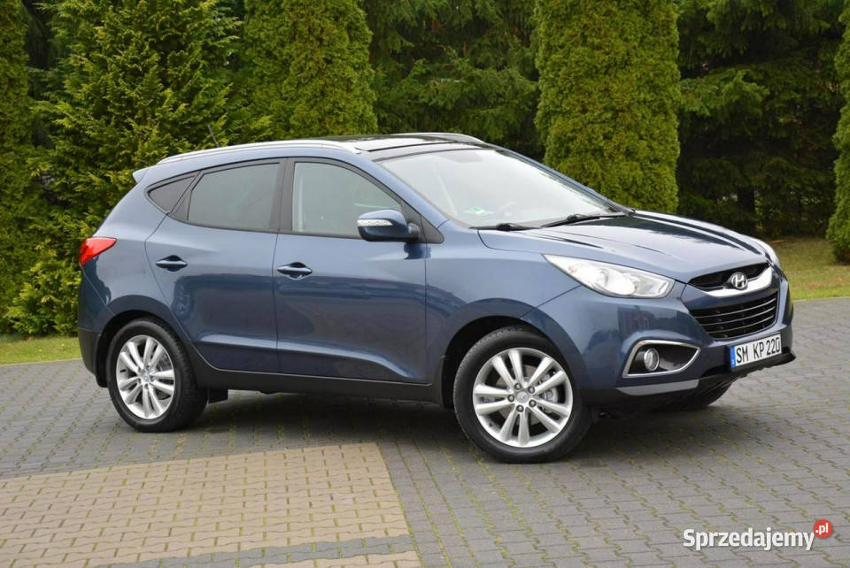 Hyundai ix35 Premium 4WD Skóry Panorama Keyless garażowany mazowieckie Ostrów Mazowiecka