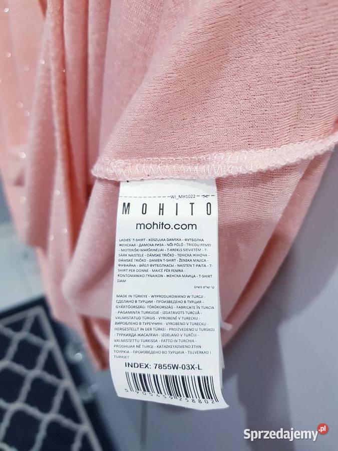 Połyskujaca damska bluzeczka z dekoltem V Mohito Dąbrowa Górnicza